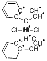 二(茚基)四氯化铪 结构式