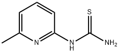 N-(6-甲基-2-吡啶基)硫脲 结构式