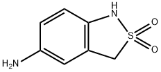 5-氨基-1,3-二氢苯并[C]异噻唑2,2-二氧化物 结构式