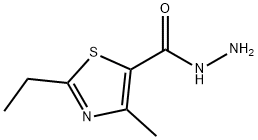 2-乙基-4-甲基噻唑-5-羧酸肼 结构式