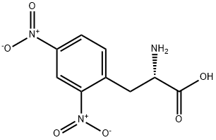 2,4-二硝基-L-苯丙氨酸 结构式