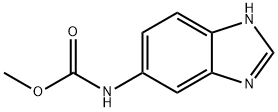 Carbamic acid, 1H-benzimidazol-5-yl-, methyl ester (9CI) 结构式