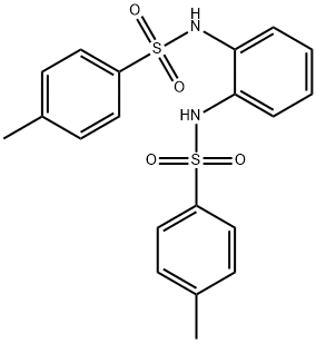 N,N'-二(对甲苯磺酰基)-1,2-苯二胺 结构式