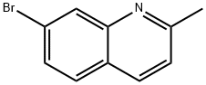 7-溴-2-甲基喹啉 结构式