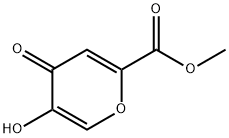 5-羟基-4-氧代-吡喃-2-甲酸甲酯 结构式