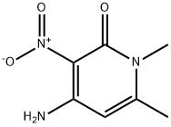 2(1H)-Pyridone,  4-amino-1,6-dimethyl-3-nitro-  (7CI,8CI) 结构式