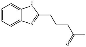 5-(1H-BENZIMIDAZOL-2-YL)-2-PENTANONE 结构式