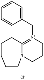 2,3,4,6,7,8,9,10-八氢-1-(苯甲基)-嘧啶并[1,2-α]氮杂卓氯化物 结构式
