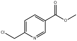 2-chloromethylpyridine-5-carboxylic acid methyl ester 结构式
