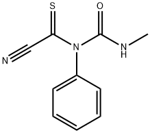 Urea,  N-(cyanothioxomethyl)-N-methyl-N-phenyl-  (9CI) 结构式