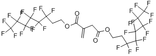 BIS(1H,1H,2H,2H-PERFLUOROOCTYL)ITACONATE 结构式