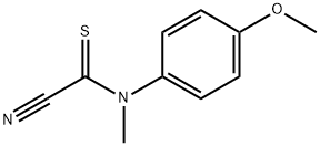 p-Formanisidide,  1-cyano-N-methylthio-  (7CI,8CI) 结构式