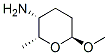 2H-Pyran-3-amine,tetrahydro-6-methoxy-2-methyl-,(2R,3R,6S)-(9CI) 结构式