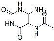 Acetamide,  N-(4-aminohexahydro-2,6-dioxo-5-pyrimidinyl)- 结构式