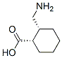 Cyclohexanecarboxylic acid, 2-(aminomethyl)-, (1S,2R)- (9CI) 结构式