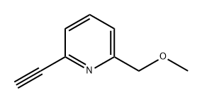 2-乙炔基-6-(甲氧基甲基)吡啶 结构式