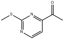 1-(2-甲硫基嘧啶-4-)乙酮 结构式
