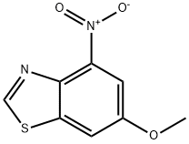 Benzothiazole, 6-methoxy-4-nitro- (9CI) 结构式