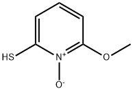 2-Pyridinethiol, 6-methoxy-, 1-oxide (9CI) 结构式