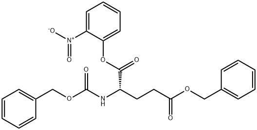 5-苄基1-(4-硝基苯基)((苄氧基)羰基)-L-谷氨酸 结构式