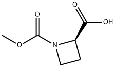 1,2-Azetidinedicarboxylicacid,1-methylester,(2R)-(9CI) 结构式