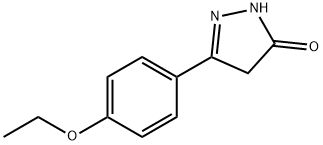 3H-PYRAZOL-3-ONE,5-(4-ETHOXYPHENYL)-2,4-DIHYDRO-(9CI) 结构式