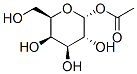 1-O-乙酰基-Α-D-吡喃半乳糖 结构式