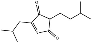 2H-Pyrrole-2,4(3H)-dione, 3-(3-methylbutyl)-5-(2-methylpropyl)- (9CI) 结构式