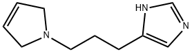1H-Imidazole,  4-[3-(2,5-dihydro-1H-pyrrol-1-yl)propyl]-  (9CI) 结构式