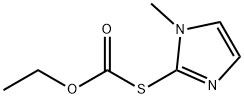 O-ethyl S-(1-methyl-1H-imidazol-2-yl) thiocarbonate 结构式