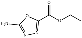 5-氨基-1,3,4-氧二唑-2-甲酸乙酯 结构式