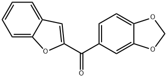 Benzo[1,3]dioxol-5-yl-benzofuran-2-yl-methanone 结构式