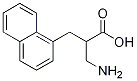 2-(1-萘基甲基)-3-氨基丙酸 结构式