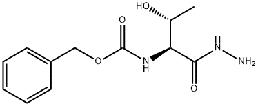 ((2S,3R)-1-肼基-3-羟基-1-氧代丁-2-基)氨基甲酸苄酯 结构式