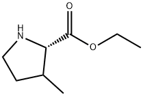 Proline, 3-methyl-, ethyl ester (9CI) 结构式