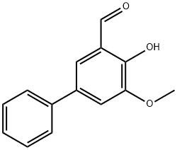 4-hydroxy-5-methoxy-1,1'-biphenyl-3-carbaldehyde 结构式