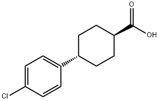 4-(4-氯苯基)环己烷甲酸 结构式