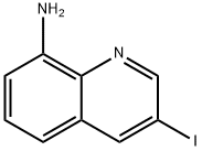 3-碘-8-氨基喹啉 结构式