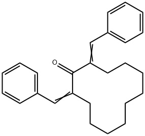 2,12-DIBENZYLIDENECYCLODODECANONE 结构式