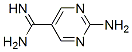 5-Pyrimidinecarboximidamide, 2-amino- (9CI) 结构式