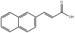 (E)-3-(naphthalen-2-yl)acrylic acid 结构式