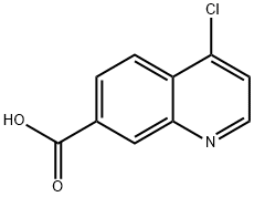 4-氯喹啉-7-甲酸 结构式