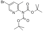 DI-TERT-BUTYL [5-BROMO-3-METHYLPYRIDIN-2-YL]IMIDODICARBONATE 结构式