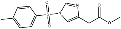 METHYL 2-(1-TOSYL-1H-IMIDAZOL-4-YL)ACETATE 结构式