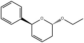 2H-Pyran,2-ethoxy-3,6-dihydro-6-phenyl-,(2S,6S)-(9CI) 结构式