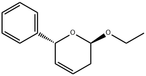 2H-Pyran,2-ethoxy-3,6-dihydro-6-phenyl-,(2R,6R)-(9CI) 结构式