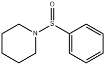 1-(苯基亚硫酰基)哌啶 结构式
