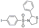 Thiazolidine, 3-[(4-iodophenyl)sulfonyl]-2-phenyl- (9CI) 结构式