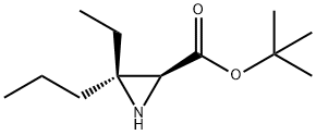 2-Aziridinecarboxylicacid,3-ethyl-3-propyl-,1,1-dimethylethylester,(2S,3R)-(9CI) 结构式