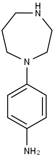 1-(4-AMINOPHENYL)[1,4]DIAZEPANE 结构式